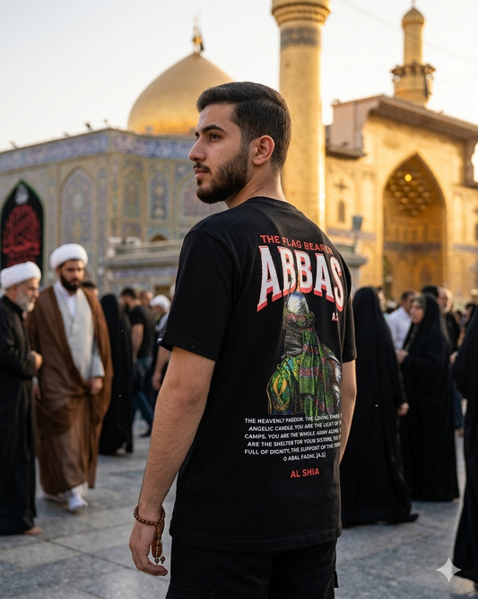 The Flag Bearer — Abbas (A.S) Graphic Tee | AL SHIA