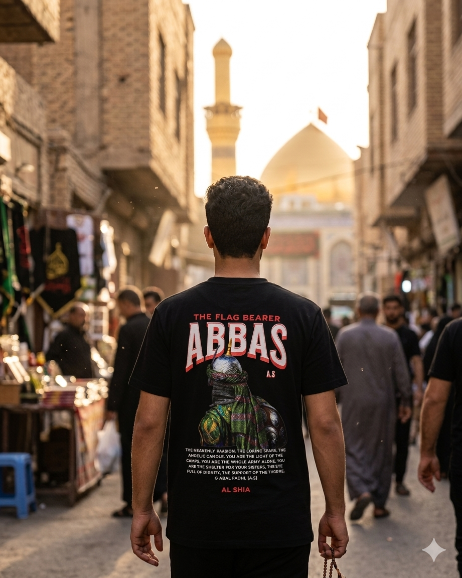 The Flag Bearer — Abbas (A.S) Graphic Tee | AL SHIA